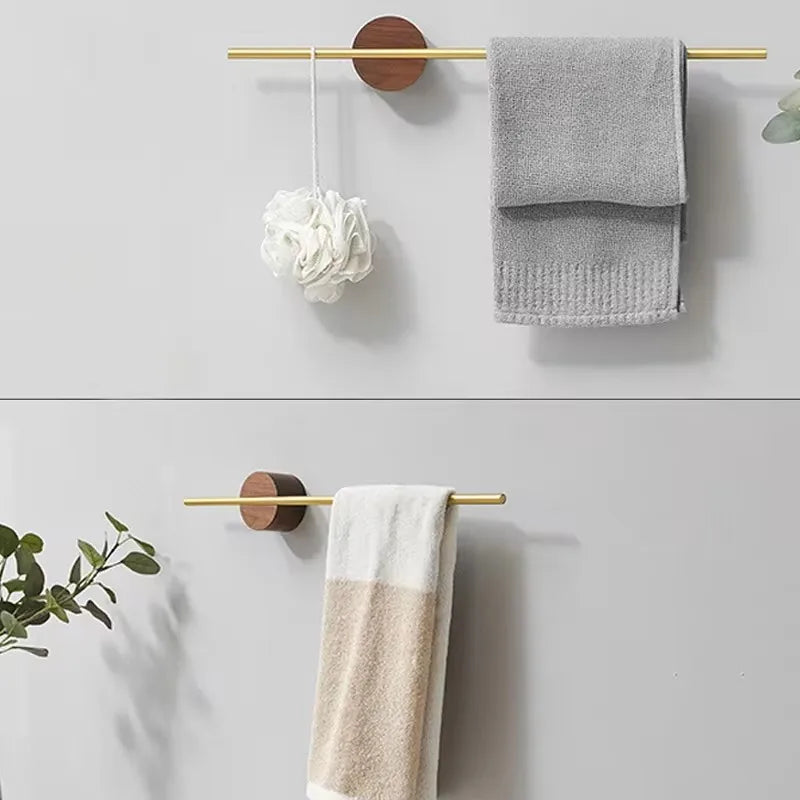 Zwart handdoekenrek wand – Past in elke moderne badkamer