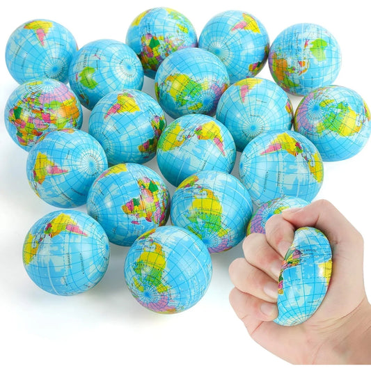 Stressbal Action met stress-release slogan
