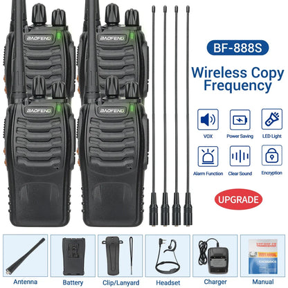 Professionele walkie talkie met groepsfunctie
