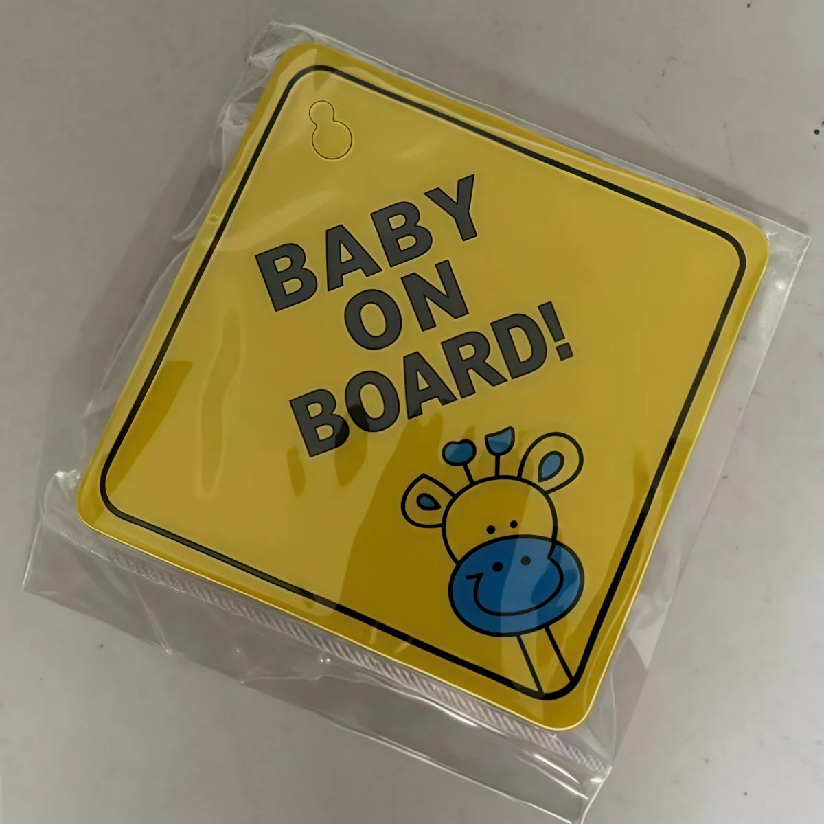 Autostickers - Grappige "Baby on Board" Sticker voor Veiligheid en Humor