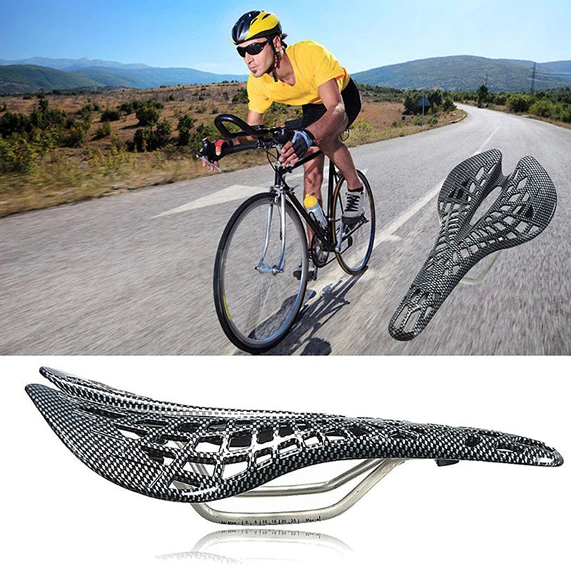 Fietszadel met ergonomische zadelvorm