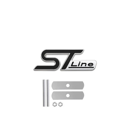auto stickers - kleurrijke ST Line stickers voor unieke uitstraling