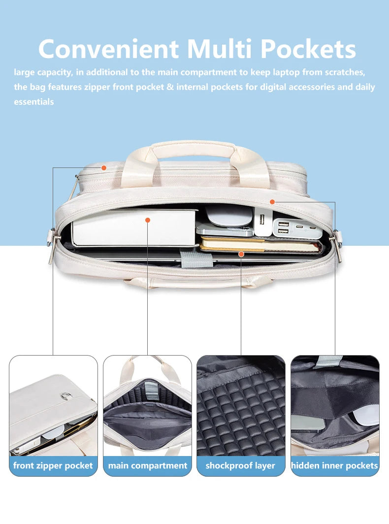 Laptop tas met magnetische sluiting – Strak en veilig ontwerp