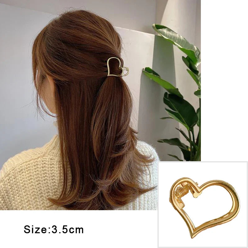 Grote haarclip voor half opgestoken kapsels