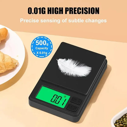 Digitale weegschaal met temperatuuraanduiding
