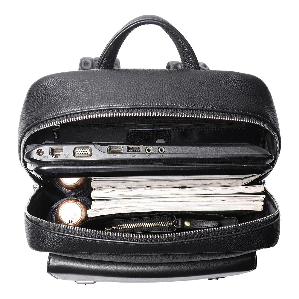 Handbagage rugzak met gewatteerde achterkant