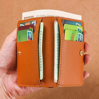 Pasjes houder heren met reliëflogo – Voor een exclusieve look