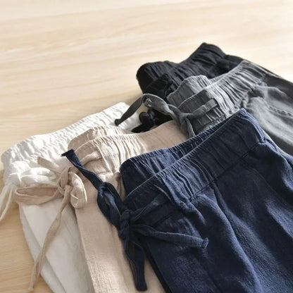 Casual linnen broek voor heren – Voor vrije tijd of werk