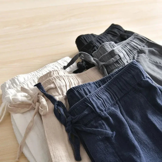 Casual linnen broek voor heren – Voor vrije tijd of werk