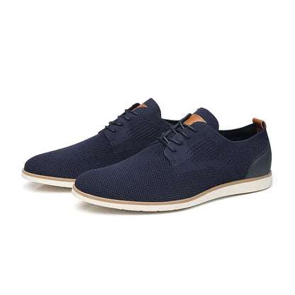 Heren schoenen met canvas bovenkant