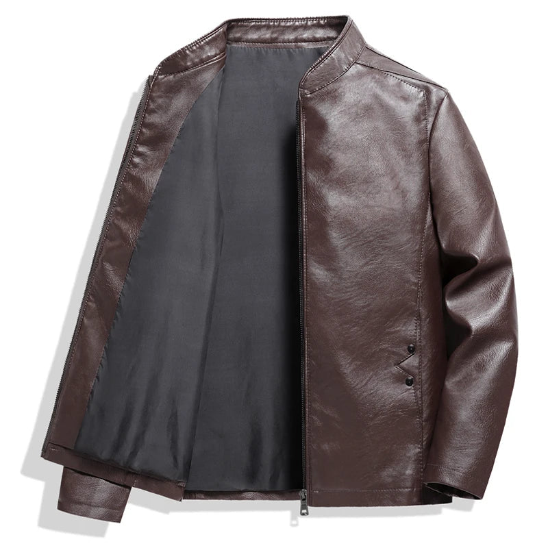 Leren jassen heren met urban details – Eigentijdse look