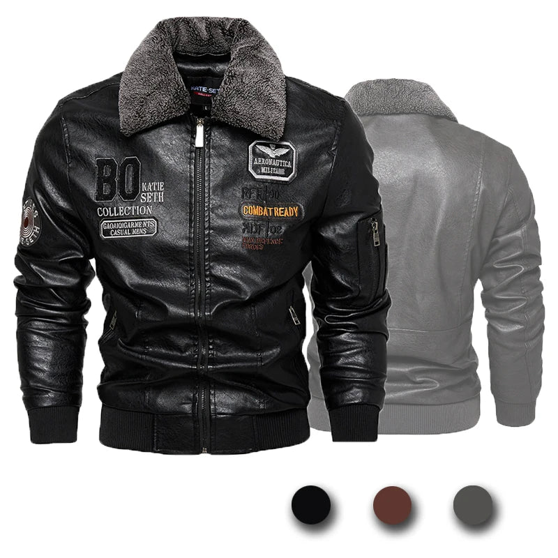 Leren jas heren met vintage wash – Retro en modern tegelijk
