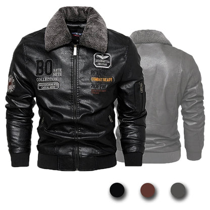 Leren jas heren met vintage wash – Retro en modern tegelijk