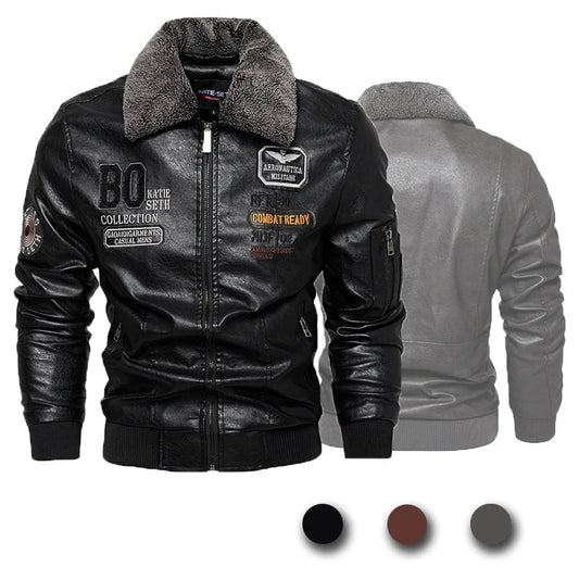 Leren jas heren met vintage wash – Retro en modern tegelijk