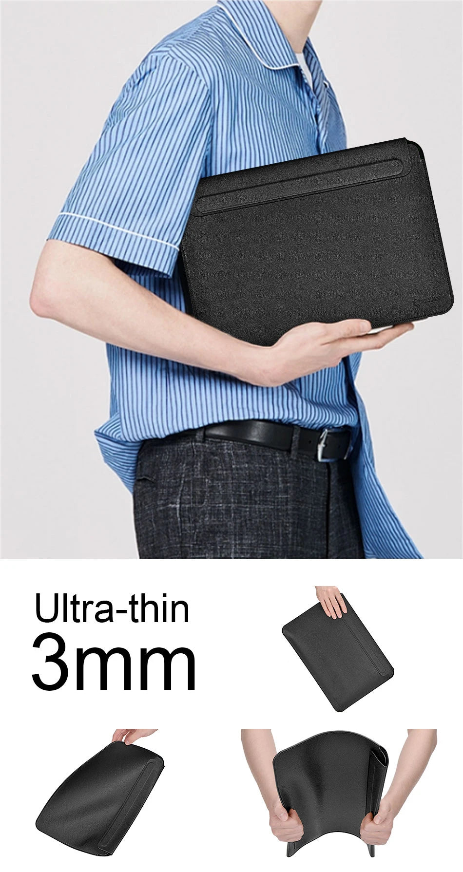 Laptop tas met subtiele print – Stijlvol en uniek