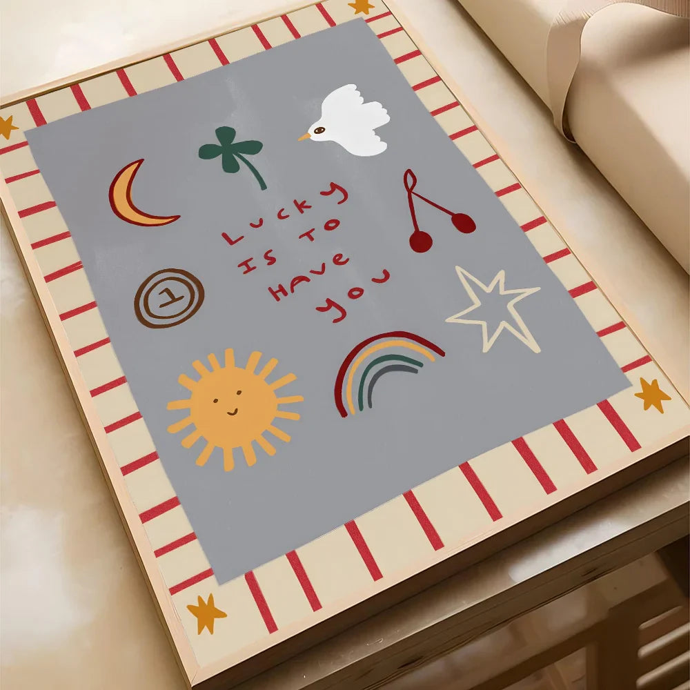 Dierenposter met realistische details