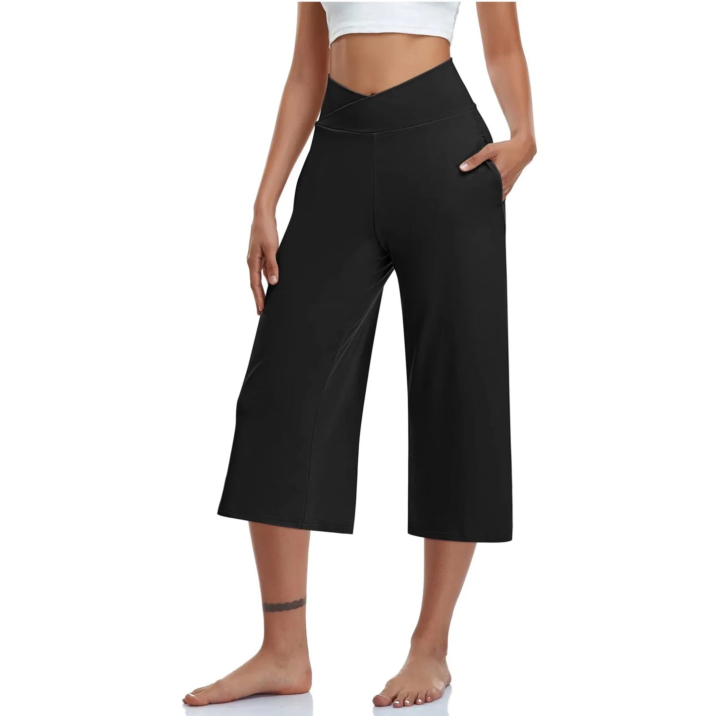 H&M linnen broek dames met moderne snit – Eigentijdse stijl