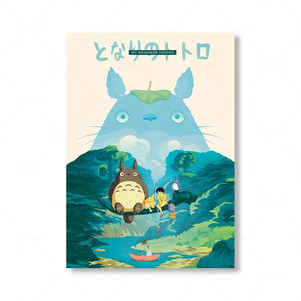 Grote poster voor boven het bed