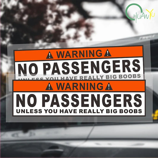 Auto stickers - Grappige achterruit sticker voor hilarische reacties