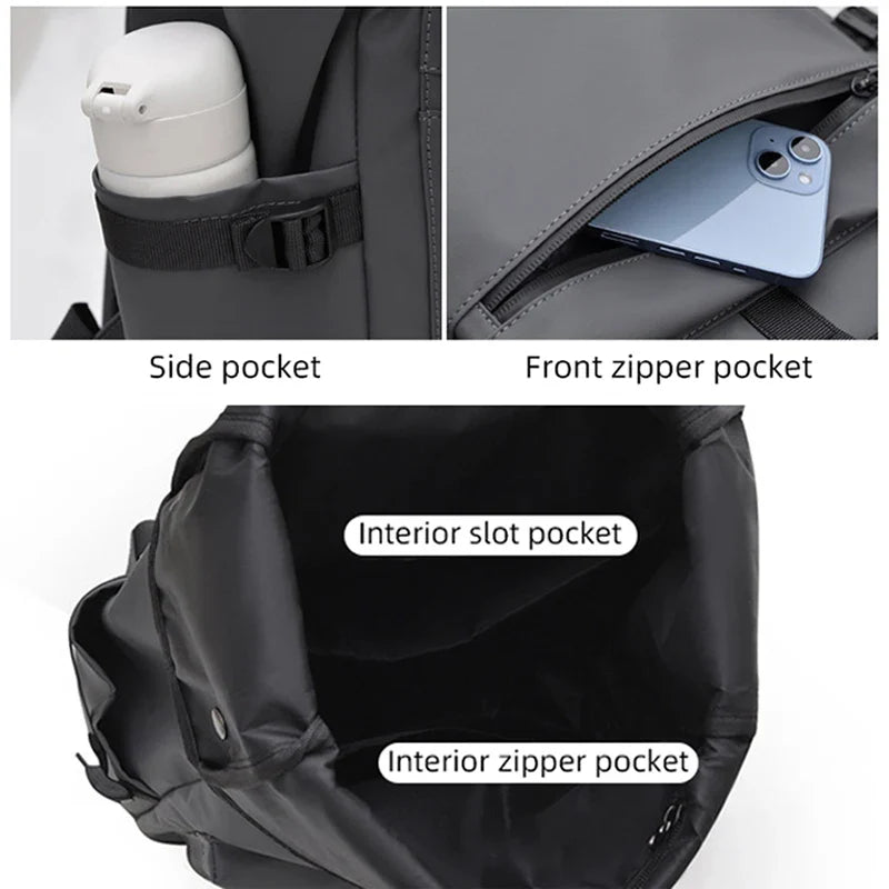 Rugzak als handbagage met laptop- en tabletopslag