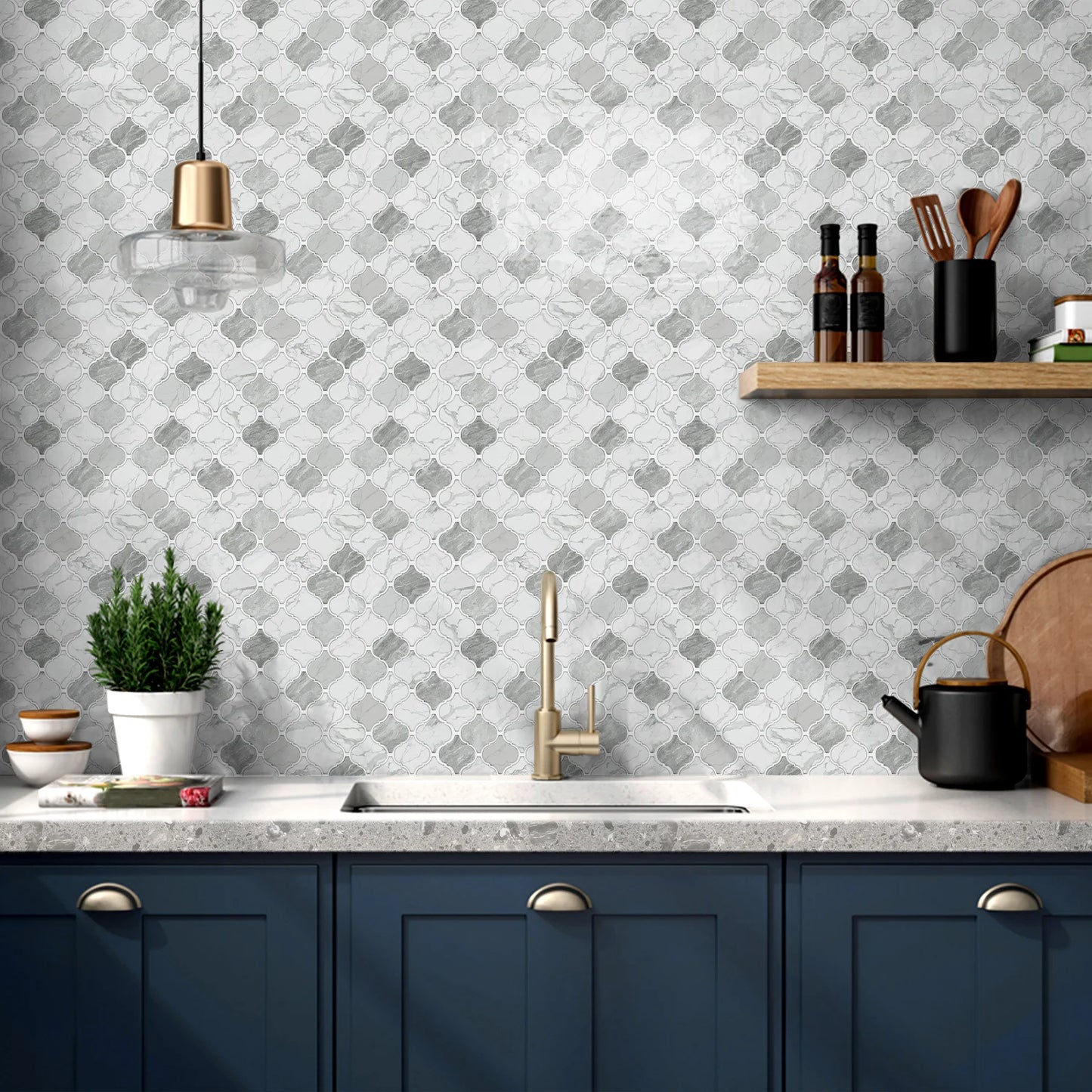 Toilet mozaiek tegels zwart-wit – Klassiek en stijlvol
