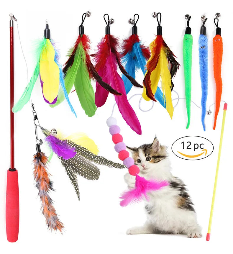 Kattenspeelgoed Action met licht en geluid – Dubbele stimulans