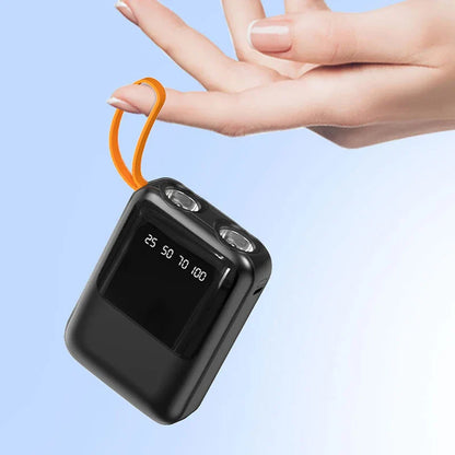 Powerbank met ingebouwde batterijstatusmeter