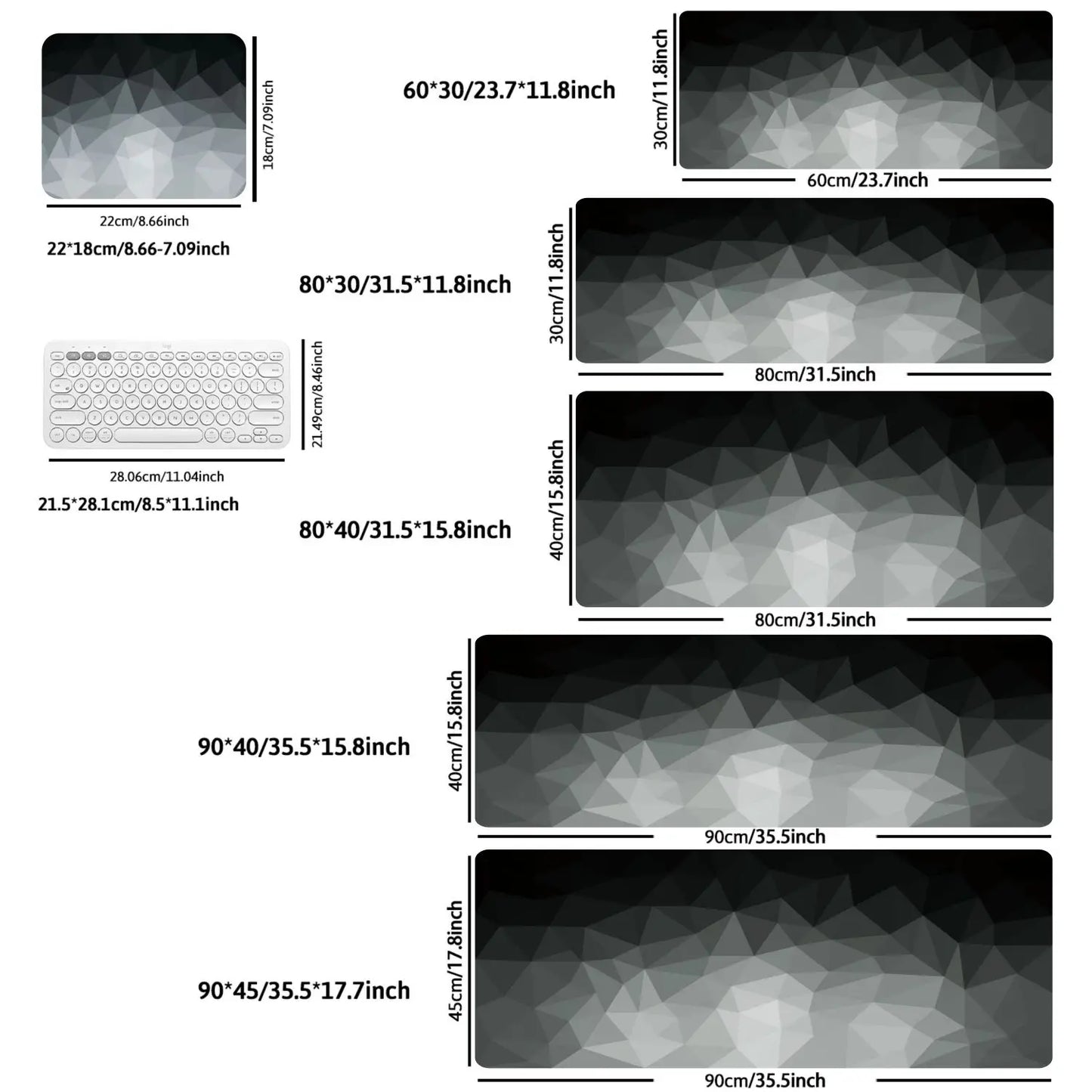 Muismat groot formaat met opdruk – Persoonlijke stijl