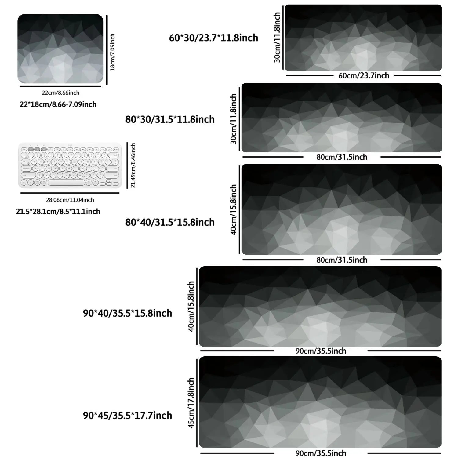 Muismat groot formaat met opdruk – Persoonlijke stijl