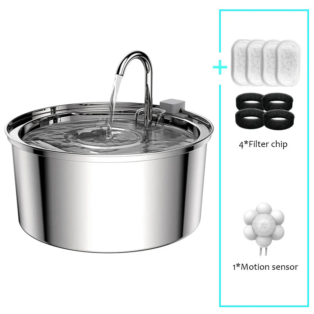Compacte water fontein kat – Makkelijk te plaatsen