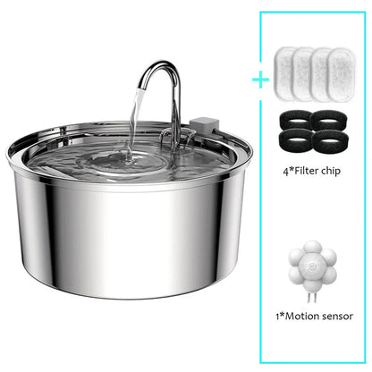 Compacte water fontein kat – Makkelijk te plaatsen