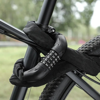 Sterk kettingslot fiets met slotkapje – Beschermt tegen regen