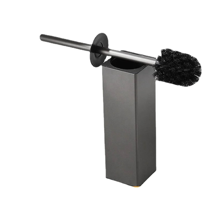 Design toiletborstel set mat zwart – Minimalistische luxe