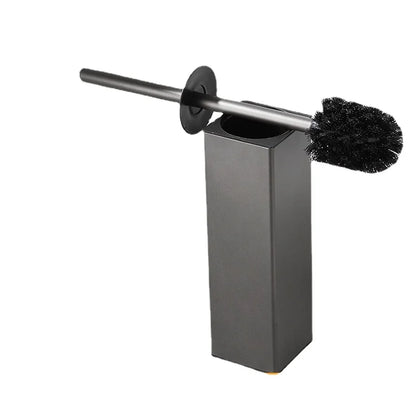 Design toiletborstel set mat zwart – Minimalistische luxe