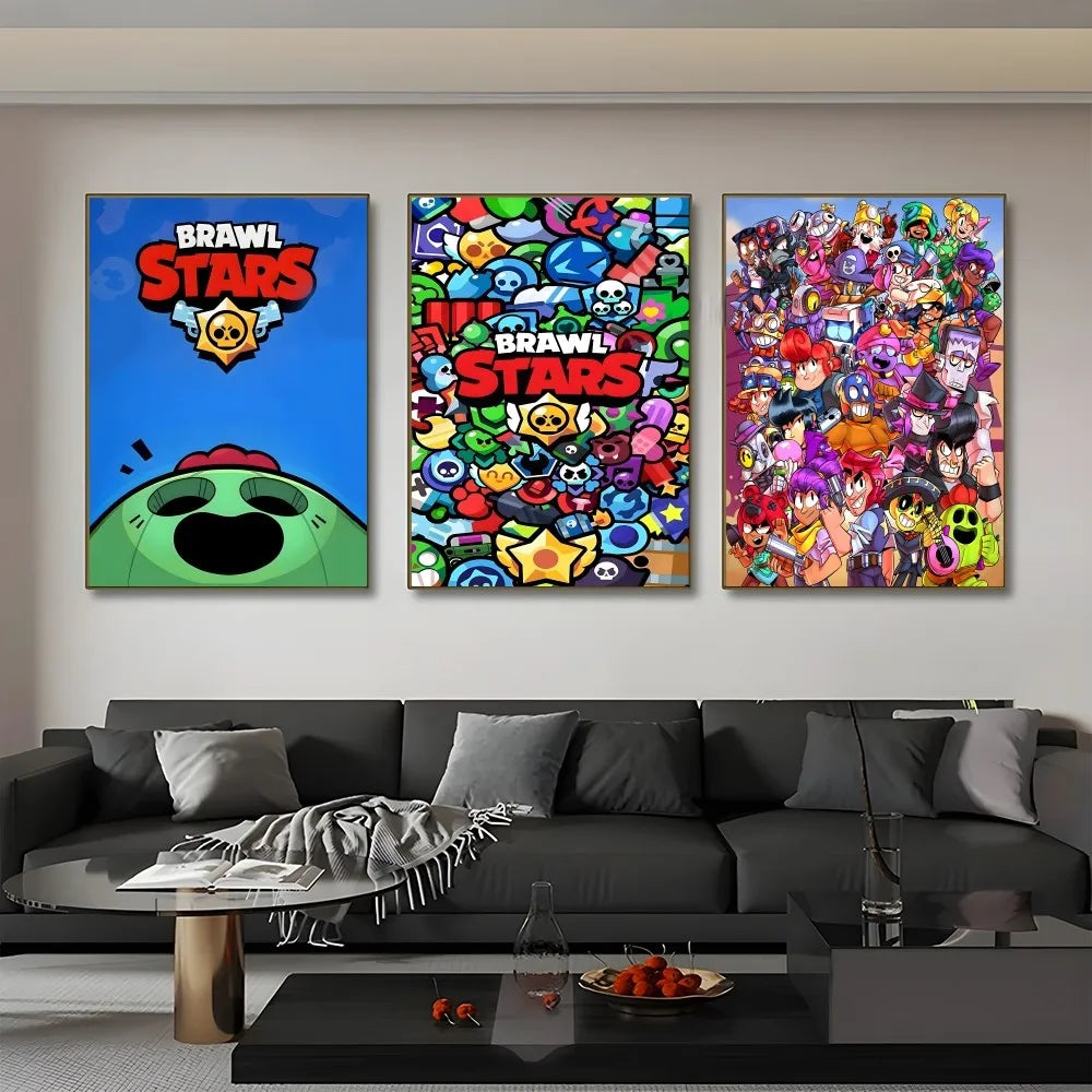 Posterstore decoratie in neutrale tinten