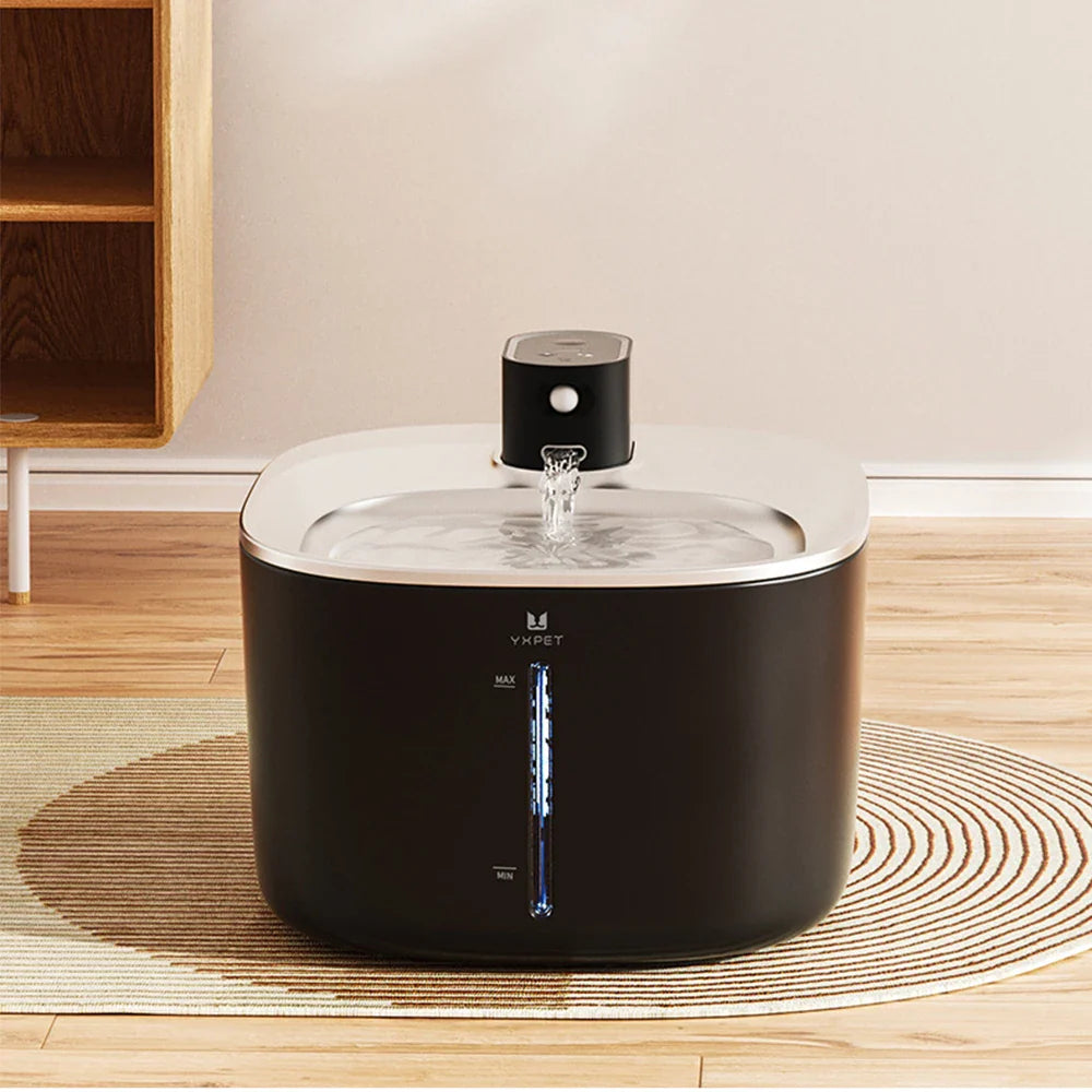 Fontein met LED voor katten – Verlichting en drinkplezier