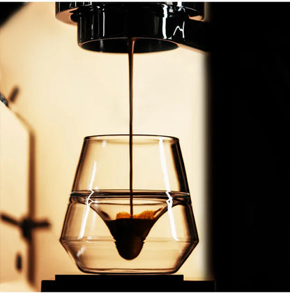 Theeglas met filter geschikt voor losse thee