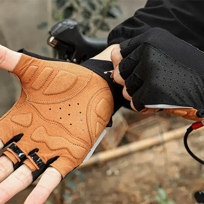 Touch-functionaliteit in lederen heren handschoenen