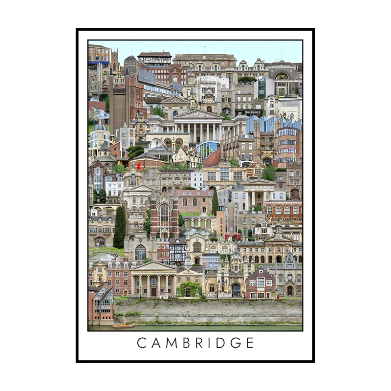 Posters met minimalistische architectuur