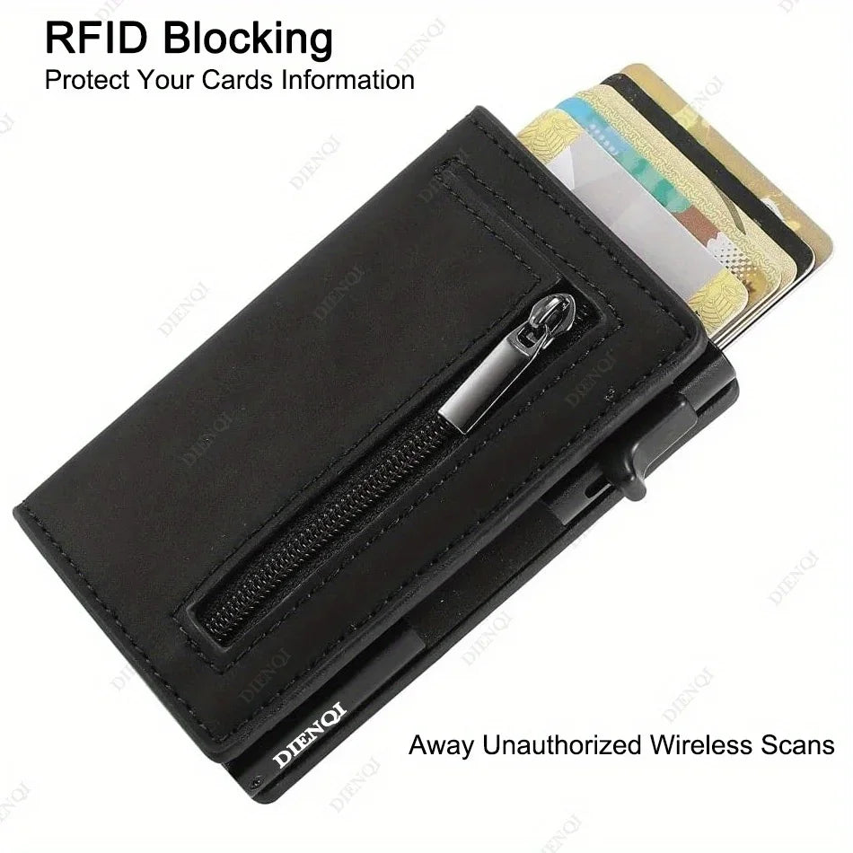 Pasjeshouder heren met dubbele RFID-bescherming – Extra veilig