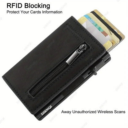 Pasjeshouder heren met dubbele RFID-bescherming – Extra veilig