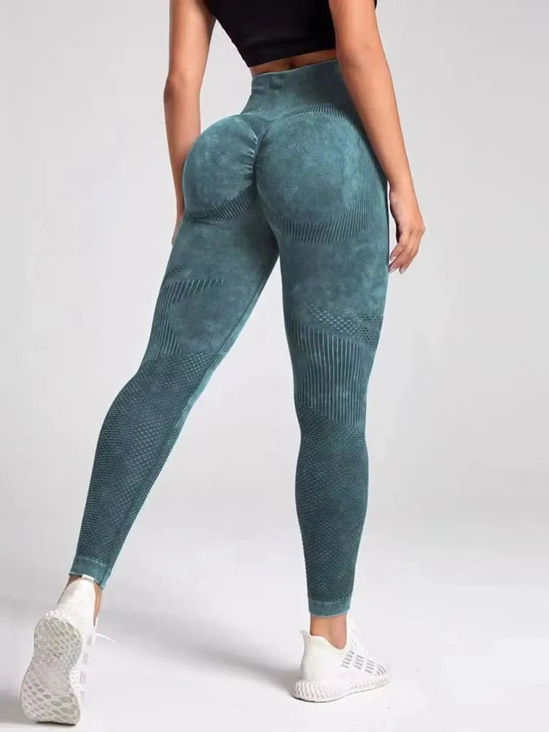 Zachte yoga legging en top met stretch