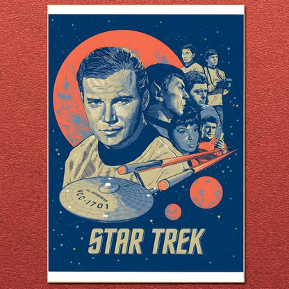 Poster met kaart van wereld of stad