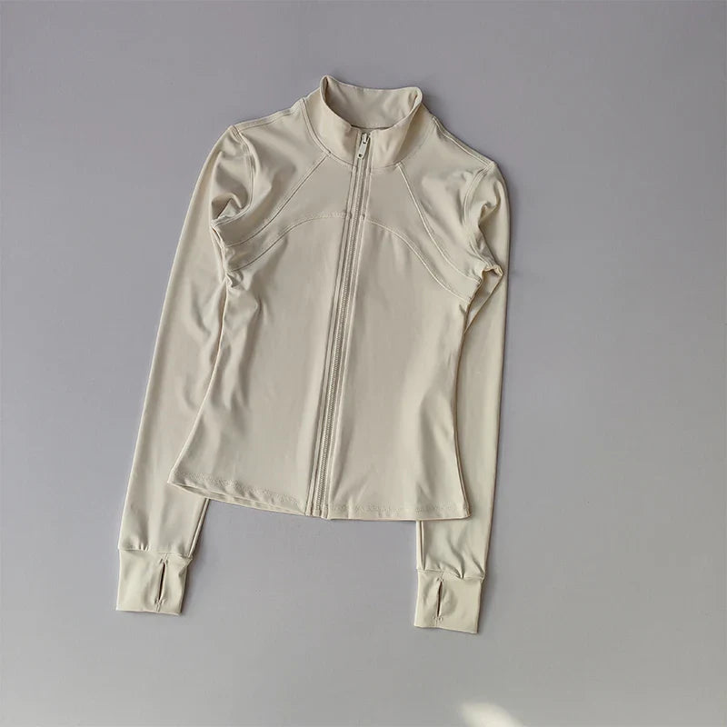 Yoga kleding in neutrale tinten met stretch