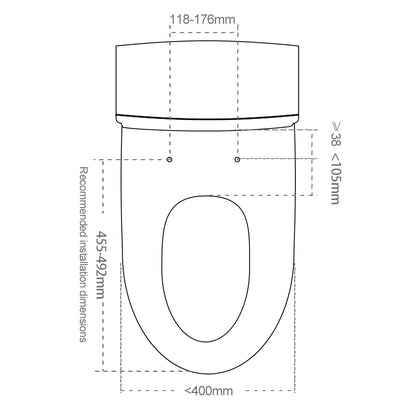 WC bril met waterbestendige coating – Makkelijk schoon te maken