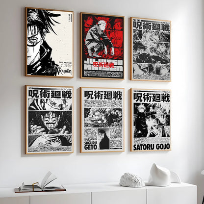 Abstracte posters in aardetinten