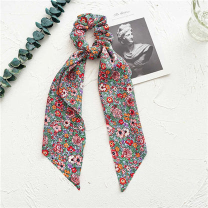 Haarband met strik in velvet stijl