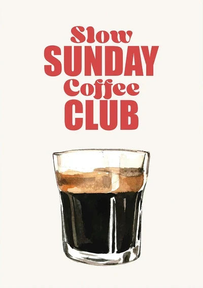 Poster met lijnen en vlakken in modern design