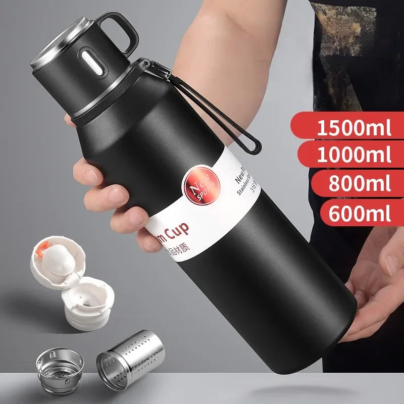 Thermosfles met draaidop – Praktisch en stevig