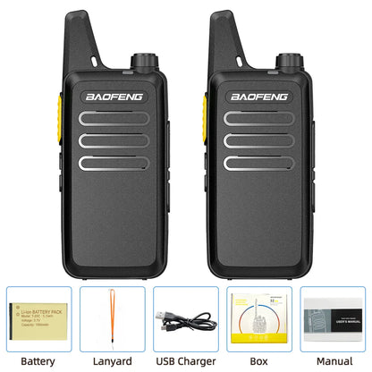 Walkie talkie set kinderen met 2 stuks